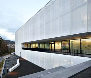 Panneau en aluminium perforé, surface anodisée, anti-corrosion, pour murs-rideaux, revêtement extérieur de bâtiment, design minimaliste - Product Image 6