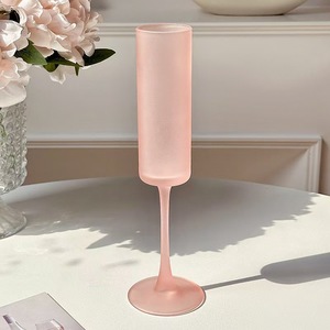 Copas de champán rosado Alibaba de tallo largo, esmeriladas, reutilizables, para brindis, bodas, fiestas, bar, 100-200 ml - Product Image 4