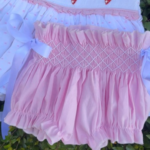 Vestito Estivo in Cotone per Bambine 1-6 Anni, Stile Principessa, Rosa a Righe con Ricamo Fragola, Colletto Peter Pan e Volant - Product Image 4