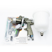 Pistola de Pintura Profesional Industrial sin Aire para Carrocería, Sistema HVLP con Patrón Alien de 1.3mm, Alimentación Neumática por Gravedad