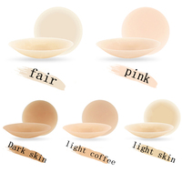 Cubrepezones de Silicona Invisible para Mujer, Cubrepezones de Gel de Sílice Sólido, Parche de Lencería sin Costuras para el Pecho