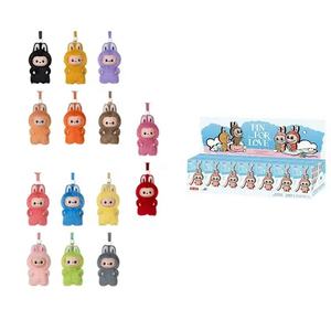 Labubu POP MART原装乙烯基毛绒人物玩具大成能量/马卡龙/Co-<span class=keywords><strong>ca</strong></span>/爱别针收藏神秘盒盲盒 - Product Image 2