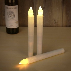 Wholesale Flameless <strong>White</strong> Flickering Real Wax Electric LED <strong>Taper</strong> <strong>Candles</strong> Remote Control Warm <strong>White</strong> LED <strong>Candle</strong> - Product Image 5