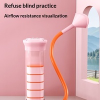 Nouvelles haltères respiratoires amincissantes en plastique avec compteur intelligent et écran haute définition pour l'entraînement respiratoire abdominal