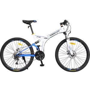 Sonsuza kadar F18-1 26 inç 24 hız çelik katlanır bisiklet genç erkekler için mekanik disk fren katlanır bisiklet
