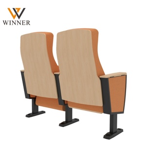 Chaise <span class=keywords><strong>de</strong></span> théâtre pliable, auditorium, cinéma, salle <span class=keywords><strong>de</strong></span> sport, prix <span class=keywords><strong>de</strong></span> gros d'usine, confortable, durable, avec tablette d'écriture en <span class=keywords><strong>bois</strong></span> en option, design moderne - Product Image 2