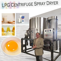 Séchoir à pulvérisation en acier inoxydable pour l'alimentation et l'industrie chimique, pour la production instantanée de thé, machine de séchage de poudre de cacao et de lait