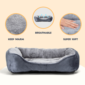 Nobleza XL letto per cani lavabile letto antiscivolo con imbottitura in seta Super morbida e fibra di bambù per cani e gatti - Product Image 2