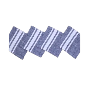 Servilletas de Tela Bordadas a Mano Bearfit, Ecológicas, 100% Algodón Orgánico, Estilo Europeo, Diseño de Avión - Product Image 1