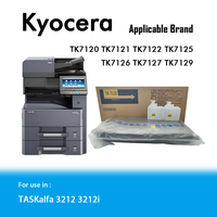 Cartouches de toner noir TK-7120 TK-7121 TK-7122 TK-7125 TK-7126 TK-7127 TK-7129 pour Kyocera Taskalfa 3010i 3011i 3010 3011