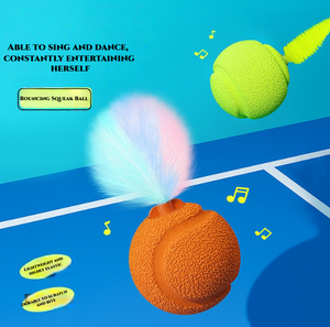 Jouet interactif pour chien à boule de saut intelligente USB, nouvelle version améliorée, entraînement automatique pour chien et <span class=keywords><strong>chat</strong></span>, jouet interactif à mouvement automatique - Product Image 4