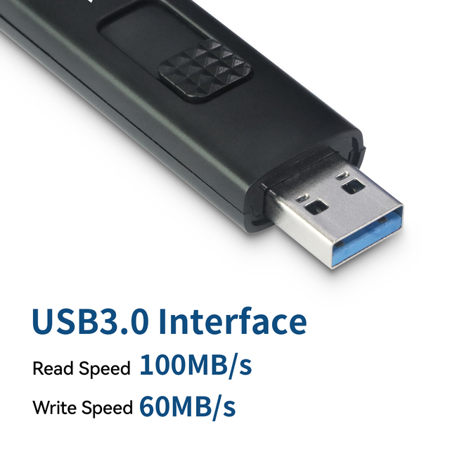 Wholesale Portable USB 3.0 Flash Drive Custom Print Logo Multi Capacity Push Pull Memory Stick Encryption for Office Daily