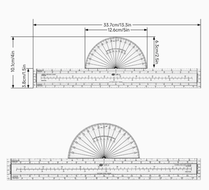 DF CFP-2 Vintage Flight Navigation Plotter Laminated Design <b>Plastic</b> Pilots Student Training <b>Wheel</b> for Training - Product Image 1