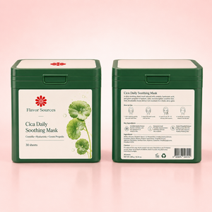 Maschera Viso Idratante Quotidiana Lenitiva con Centella Asiatica e Acido Ialuronico, Calmante Istantaneo, Fragranza di Rosa - Product Image 1