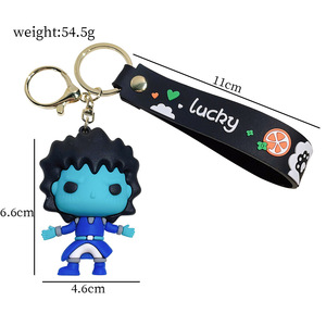 Dessin animé Animation <span class=keywords><strong>Fairy</strong></span> <span class=keywords><strong>Tail</strong></span> Key3D PVC souple voiture porte-clés pendentif adolescent cadeau sac à dos ornement matériau en caoutchouc Durable - Product Image 5