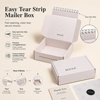 Cajas de Cartón Corrugado Tipo E Beige para Envío, Embalaje y Entrega, Personalizadas con Logotipo, Venta al Por Mayor de Fábrica