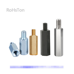 Entretoises hexagonales en acier inoxydable 304 M3 M4 M6, entretoises filetées mâle-femelle en acier et laiton pour carte mère - Product Image 1