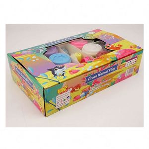 TOYSRUNNER Friendly Cooperation Eco Friendly Bulk Packing Play Dough <b>Set</b> Kids Color Mud Cutters Tools Container Clay Play Dough - Product Image 5