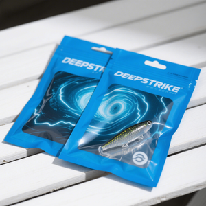 Sac en plastique à fermeture éclair personnalisé pour appâts de pêche avec trou euro, imperméable, pour leurres souples, fermeture à trois côtés, refermable - Product Image 5