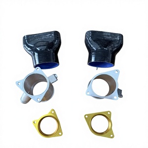 Tubo di Aspirazione Turbo per <span class=keywords><strong>Audi</strong></span> <span class=keywords><strong>RS6</strong></span> C8 RS7 C8 4.0T V8 e Condotto di Aspirazione in Fibra di Carbonio per Upgrade di Raffreddamento - Product Image 4