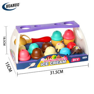 Vente chaude <span class=keywords><strong>Cuisine</strong></span> Alimentaire Jouet Enfants Juguete Bébé <span class=keywords><strong>Cuisine</strong></span> Crème Glacée <span class=keywords><strong>Van</strong></span> Compteur Jouer Ensemble Crème Glacée Chariot Jouet pour Enfants Cadeau - Product Image 6