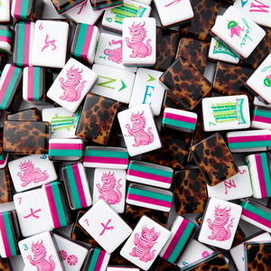 Juego de Mahjong Americano <span class=keywords><strong>Amara</strong></span> Pink Elephant de 4 Capas, 160 Piezas, Juego de Fichas Completo de Lujo Oh My Mahjong, Regalo Festivo - Product Image 6