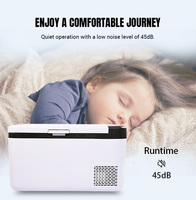 Nevera portátil de 25 L y 12 voltios, 23 Quart (22 L), congelador con CC de 12/24 V y CA de 110/240 V, compresor enfriador