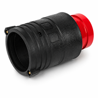 Raccords électrofusion en acier HDPE de 110 mm, raccord de transition PE-acier, coupleur en acier au carbone, connecteur de tuyau en acier pour lutte contre l'incendie