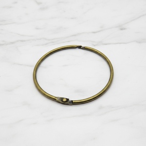YIWANG Bronze 2.5 Inch Loose Leaf <b>Binder</b> Ring Clips Metal Book Rings for Cards <b>Notebook</b> - Product Image 1