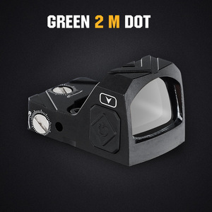 Mira Telescópica Ohhunt de 2 Metros con Retícula y Activación por Movimiento, Punto Verde, Lente de 24 mm, Mira Reflex Táctica Abierta de Tamaño Completo para R&R Cut - Product Image 2