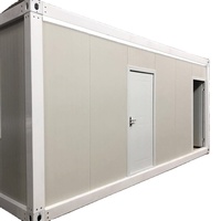 Maison en conteneur économique en kit plat Maisons préfabriquées de 20 pieds Maison en conteneur préfabriquée 20 pieds en conteneur minuscule