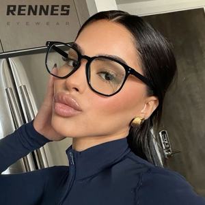 Lunettes de myopie à monture carrée anti-lumière bleue de haute qualité modèles en gros pour hommes femmes étudiants matériel PC - Product Image 3