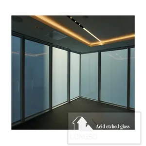 2mm 4mm 6mm 8mm 10mm 12mm thick tempered plain acid etched glass