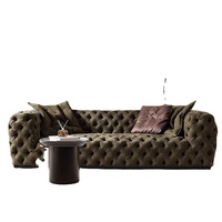 Modernes, schlichtes italienisches Designer-Stoffsofa für das Wohnzimmer – großes, flaches, hochwertiges und stimmungsvolles Inline-Sofa