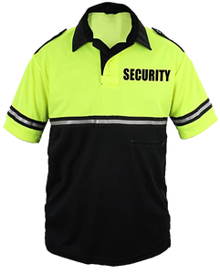 Phong Cách Màu Đen Và Màu Xanh Hai Tone 100% Cotton Biểu Tượng Tùy Chỉnh Làm Người Đàn Ông Phụ Nữ Hi Vis Ngắn Tay Áo Nhanh Chóng An Ninh Khô An Toàn Polo Áo Sơ Mi - Product Image 2