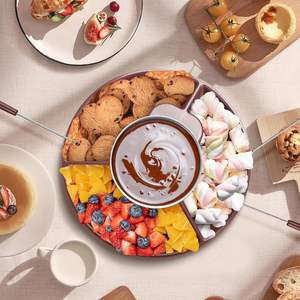 Mini-melangeur électrique 10 oz pour chocolat, avec fourchette, <span class=keywords><strong>fontaine</strong></span> à chocolat, pour faire fondre le fromage, le <span class=keywords><strong>beurre</strong></span> et les bonbons - Product Image 5