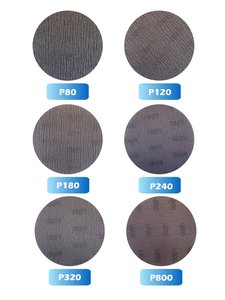 Disques abrasifs en oxyde d'aluminium à mailles de 5 et 6 pouces avec fixation auto-agrippante pour le ponçage du bois, du métal et de la <span class=keywords><strong>peinture</strong></span> - Product Image 6