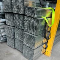 Tubería de Acero Cuadrada Galvanizada en Caliente Directo de Fábrica para Necesidades de Resistencia a la Corrosión