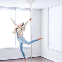 Logo personnalisé Club Bar Bâtons d'entraînement personnalisés Amovible Portable Dancing Spinning Exercise Dance Pole