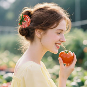 Fermacapelli YJL dal Design Classico con Motivi Vegetali Rurali, Dolci e Graziosi Fermagli per Capelli in Acetato - Product Image 3