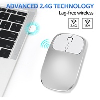 Haute Précision Portable Mac Touch Vertical Professionnel Mini PC Bureau LED Rechargeable Personnalisable Silencieux Souris Batterie