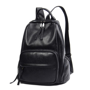 Nouvelle Tendance Sac à Dos Femme Décontracté Classique Sac à Dos Femme Mode Sac à Bandoulière Femme Couleur Unie Sac d'École - Product Image 1