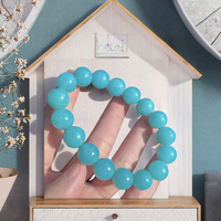 Bracelets en Amazonite Naturelle du Mozambique, Design Artisanat Populaire, Cadeau Journée de la Terre, Vente en Gros