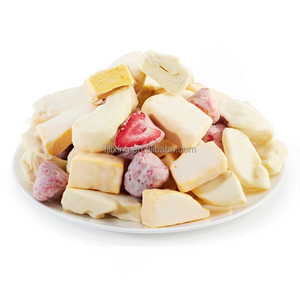Fraises lyophilisées de haute qualité, mangue, pêche, <span class=keywords><strong>lait</strong></span>/cacao/matcha, fraises enrobées de chocolat, fruits lyophilisés, bonbons - Product Image 2