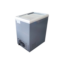 Congélateur horizontal à vente directe d'usine, congélateur cryogénique, congélateur profond avec porte en verre