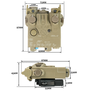 Laser tactique vert clair <span class=keywords><strong>Dbal</strong></span> A2 accessoires de visée équipement de chasse en plein air adapté pour 21mm - Product Image 4