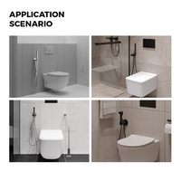 GEE-N Nouveau Design Laiton Argent Salle De Bains Robinet Dissimulé Mitigeur Thermostatique