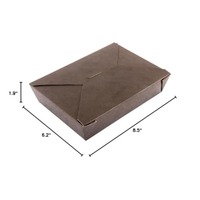 Emballage de boîte à hamburger en papier pour sandwichs, hamburgers, collations, frites, poulet frit, vente en gros personnalisée