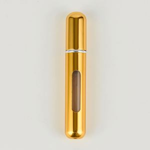 Luxury <b>5Ml</b> Empty Refillable Aluminum Custom Color Mist Spray <b>Perfume</b> Atomizer <b>Bottle</b> for Personal Care With Custom Logo - Product Image 1
