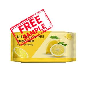 Lingettes de nettoyage de hotte de cuisine aux herbes personnalisées OEM dissolvant de graisse puissant jetable élargi épaissi solide - Product Image 1